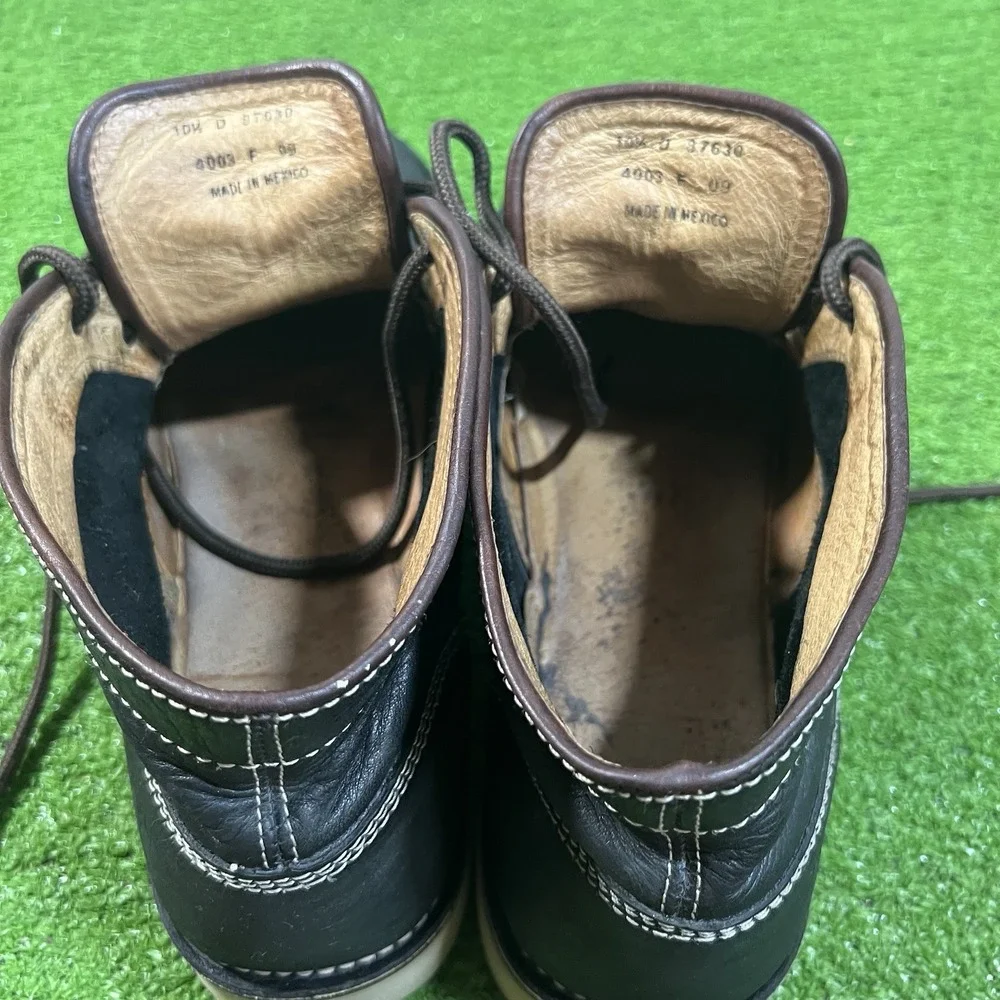 Frye Chukka Boots 10.5 Black Leather Lace Up Casual Dress Ankle Boot White Sole